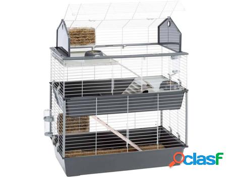Jaula para Roedores FERPLAST Gris (95x57x121 cm - Plástico)