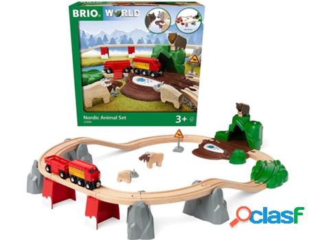 Jogo de Mesa BRIO Nordic Animal Set (2 Anos)