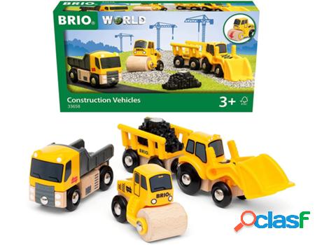 Jogo de Mesa BRIO Set Of 3 Construction Machines (2 Anos)