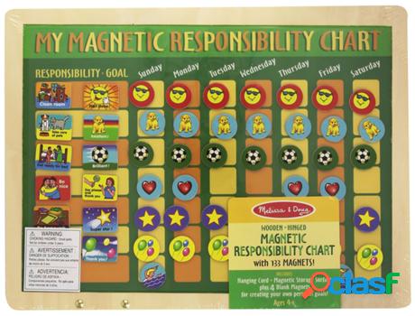 Jogo de Mesa MELISSA & DOUG Magnetic Responsibility Chart (4