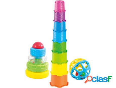 Juego Didáctico PLAYGO Bloques Construcción, Sonajero y