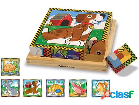 Juego Educativo MELISSA & DOUG (Madera - Verde - 4,5 x 4,5 x