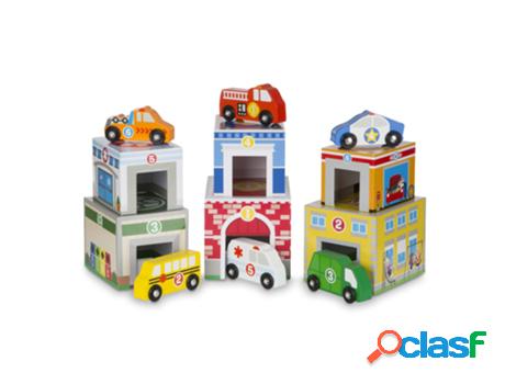 Juego Tradicional MELISSA & DOUG (Madera - Rojo - 14,6 x