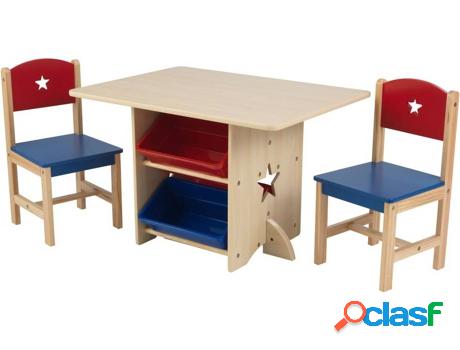 Juego de Mesa Infantil KIDKRAFT Estrellas (77,22x56,9x49,53