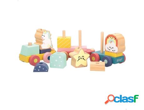 Juguete de Madera WOOMAX Tren fantasía Mr Wonderful (18