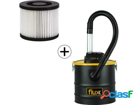 KIT FLUX VI: Aspirador-Soplador de Cenizas + Filtro HEPA