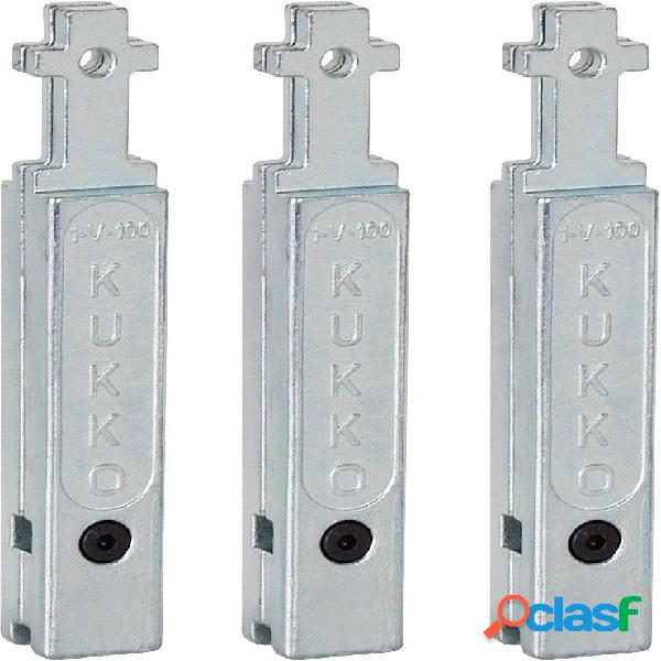 KUKKO 1-V-150-S - Juego de 3 extensiones para patas de