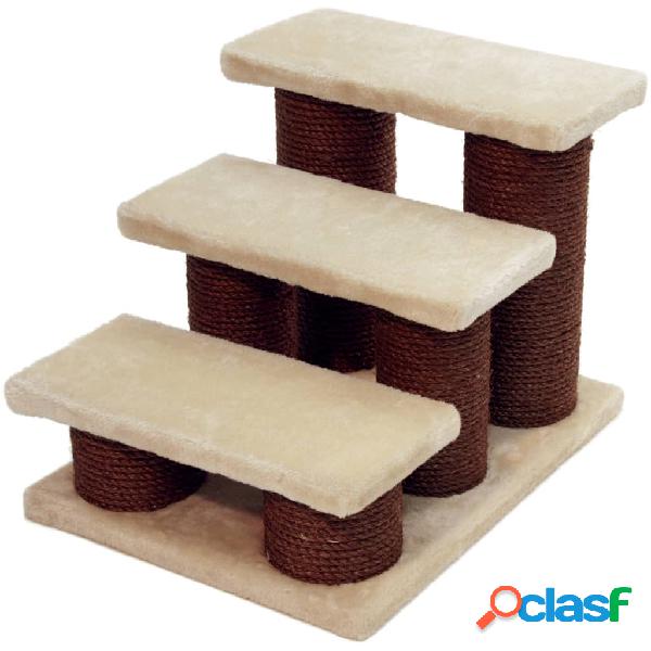 Kerbl Escalera para mascotas Easy Climb 45x35x34 cm marrón