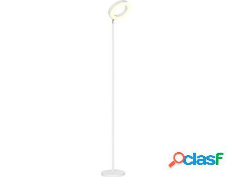 Lámpara de Pie HOMCOM B31-414V90WT 25x25x168 cm Blanco