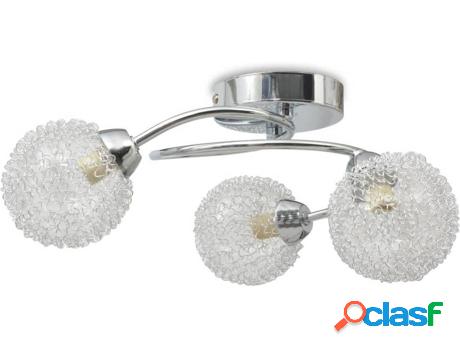 Lámpara de Techo VIDAXL 3 Bombillas (120 W - 3 Un)