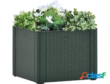Macetero VIDAXL Sistema de Riego Automático (Verde -