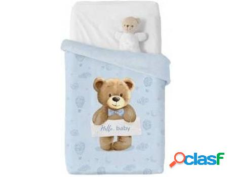 Manta de Cuna MANTEROL Baby Vip 531 Azul 110x140 cm