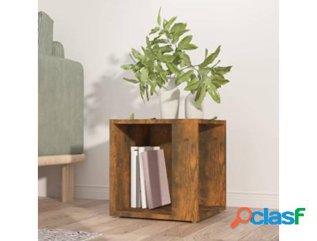 Mesa Auxiliar VIDAXL Marrón (Madera contrachapada - 33 x 33