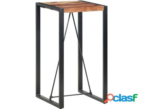 Mesa VIDAXL 285953 Castaño (Madera - 60 x 60 x 110 cm)