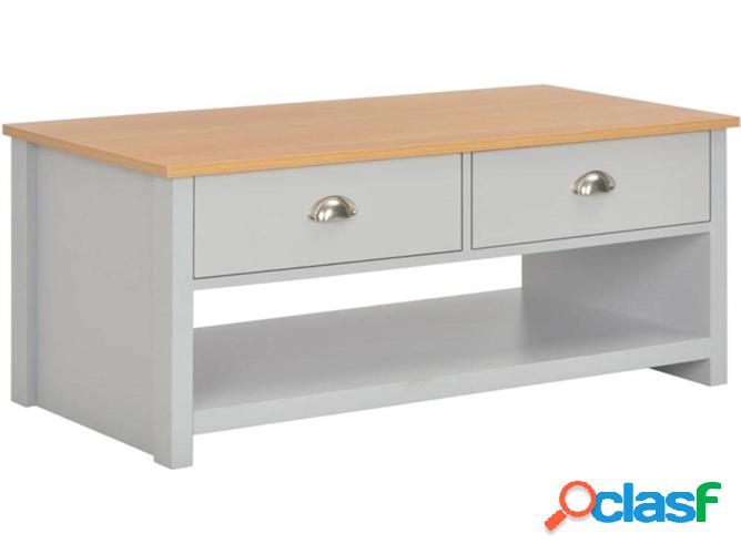 Mesa de Centro ART PLANET Gris (100x50x42cm)