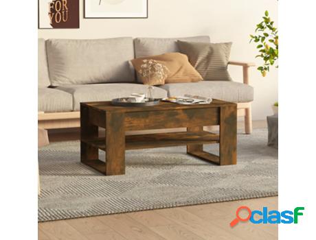 Mesa de Centro VIDAXL (Madera - Marrn - 102 x 55 x 45 cm)