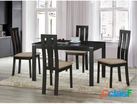 Mesa de Comedero VENTE UNIQUE Maelia (Beis - Madera - 100 x