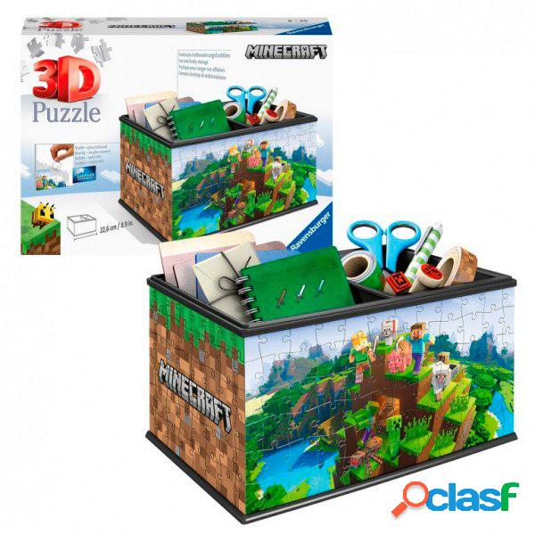 Minecraft Puzzle 3D Storage Box