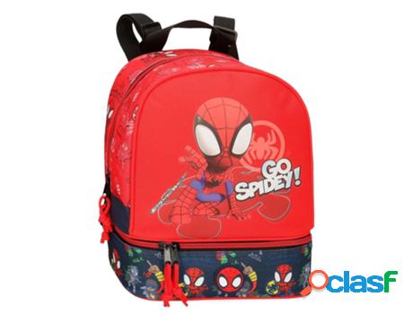 Mochila MARVEL Go Spidey (Poliéster - Rojo - 23 x 28 x 13