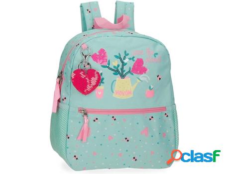 Mochila MOVOM Flower Pot (Verde - 27 x 32 x 10 cm)
