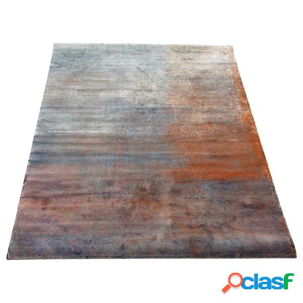Mora Alfombra Sofing Modelo Niebla - Burdeos / 60x120 cm