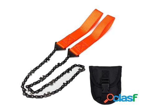 Motosierra Portátil de Supervivencia Lj001-1 Naranja
