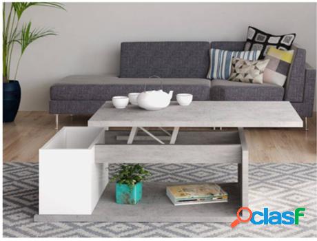 Mueble de Apoyo VENTE UNIQUE Tablero Elevable Aldana Blanco