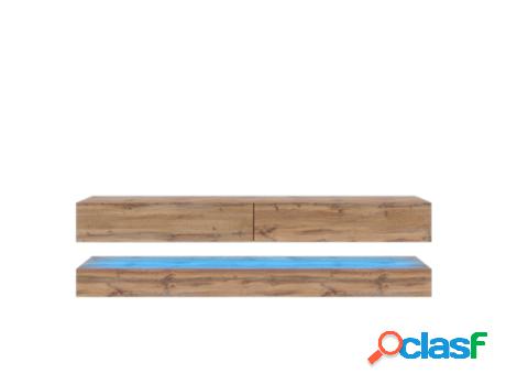 Mueble de TV SELSEY Hylia Roble (140 x 45 x 34)
