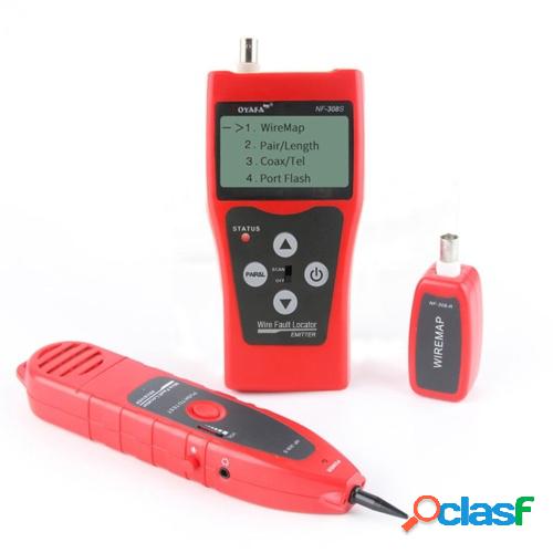 NOYAFA Probador de cable de red LCD multifuncional Buscador