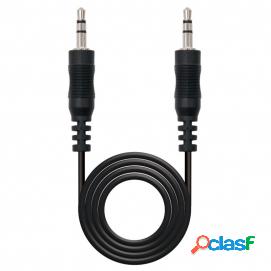 Nanocable Cable Audio Estéreo, Jack 3.5/m-jack 3.5/m,