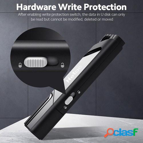 Netac U336 USB3.0 16GB U Disk Protección contra escritura