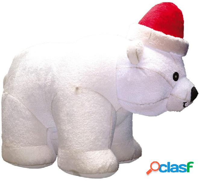 Oso Polar con Sombrero Hinchable de 150 cm