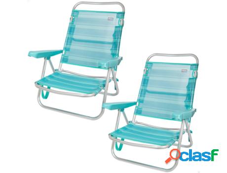 Pack Ahorro 2 Sillas Playa Mediterráneo Multiposición Con