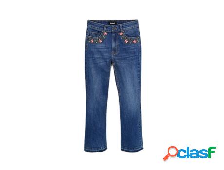 Pantalones Vaqueros DESIGUAL Mujer (Multicolor - 42)