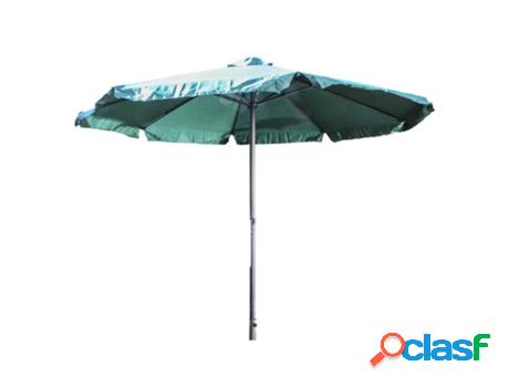 Parasol metal 48 mm manivela 3 mt verde