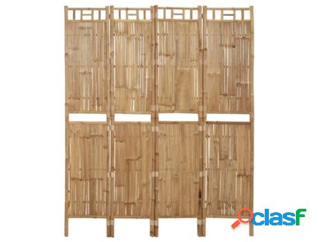 Particin VIDAXL (Bambu - Marrn - 160 x 180 cm)