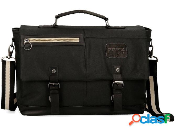 Pasta PEPE JEANS Strike Negro (39 x 29 x 12 cm)