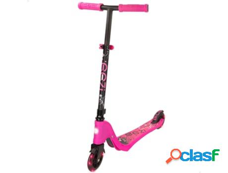 Patinete Eléctrico EEZI (82x33x69 cm - Acero - Rosa)