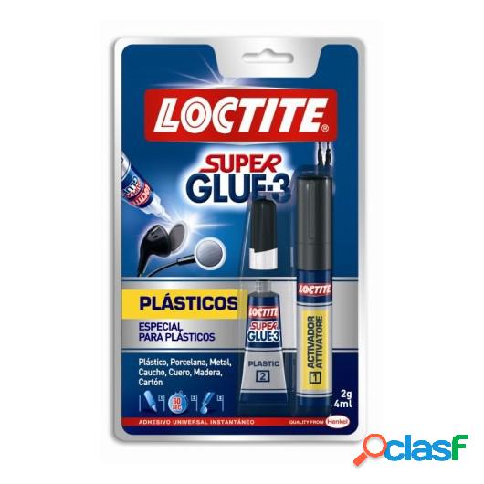 Pegamento Instantaneo 2+4 Ml Super Plastics Loctite