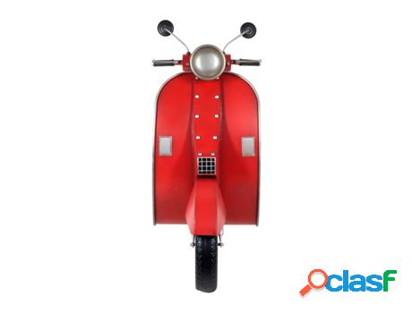 Placa de Metal Rojo de Metal 90*40*35cm Adorno