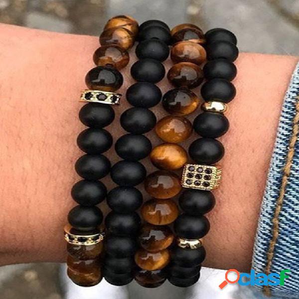 Pulsera Vintage Piedra Pulsera Hecha A Mano Con Cuentas