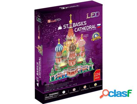 Puzzle 3D WORLD BRANDS San Basilio LED (14 años - piezas)