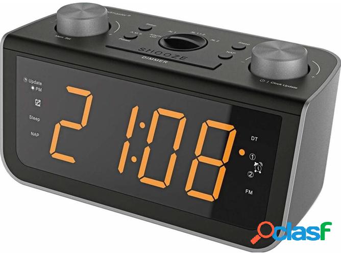 Radio Despertador SOUNDMASTER FUR5005 (Negro - Analógico -