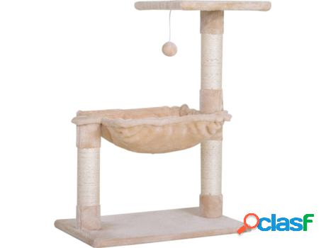 Rascador para Gatos PAWHUT Beige (50x36x70cm)