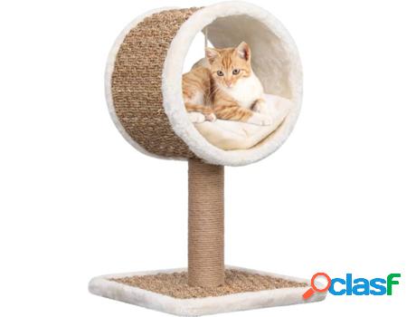 Rascador para Gatos VIDAXL (Marrón - 34 x 34 x 56 cm -