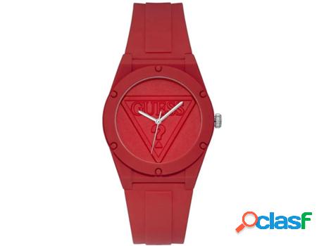 Reloj GUESS Mujer (Silicona - Rojo)