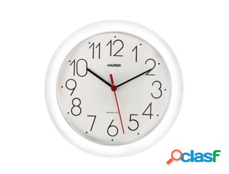 Reloj de pared ø 25 cm. color blanco