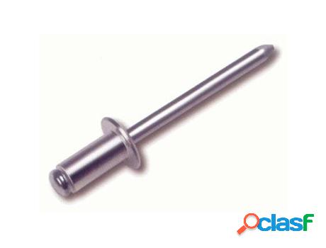 Remaches aluminio 4 x 8 con vastago caja 500