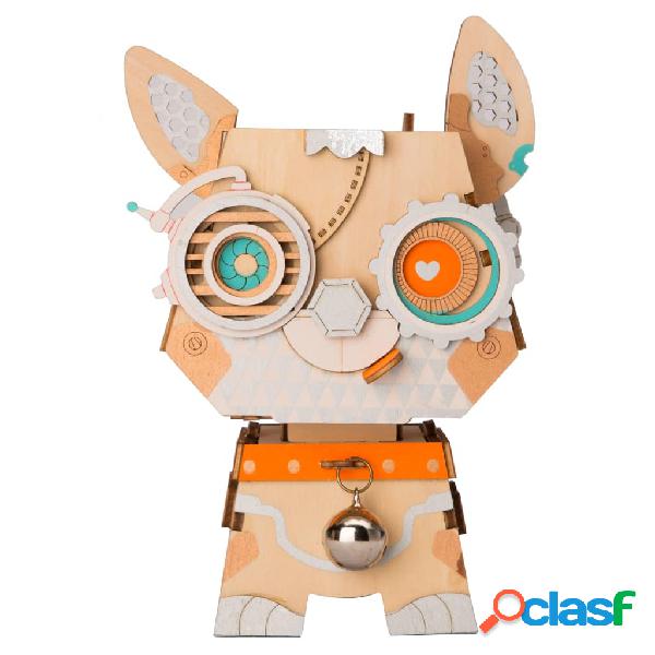 Robotime Kits de construcción de maceta Puppy