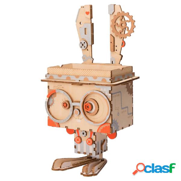 Robotime Kits de construcción de macetas Bunny